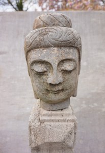oud, antiek, stenen, Boeddha, hoofd, old, stone, Buddha, head